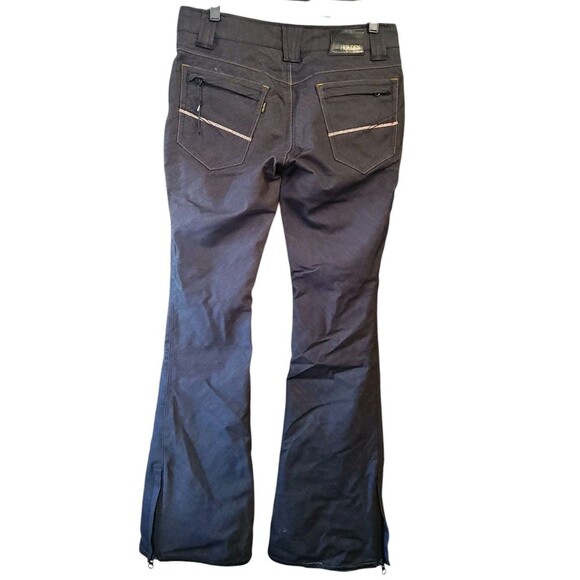 HOLDEN Outerwear Classic Black Ski  Snowboarding Bootcut Snow Pants Small - Picture 2 of 7